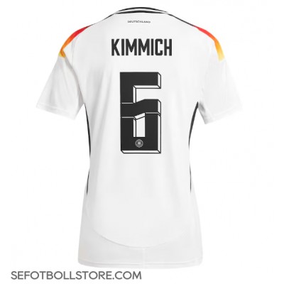 Tyskland Joshua Kimmich #6 Replika Hemmatröja Dam EM 2024 Kortärmad Tyskland Joshua Kimmich #6 Replika Hemmatröja Dam EM 2024 Kortärmad